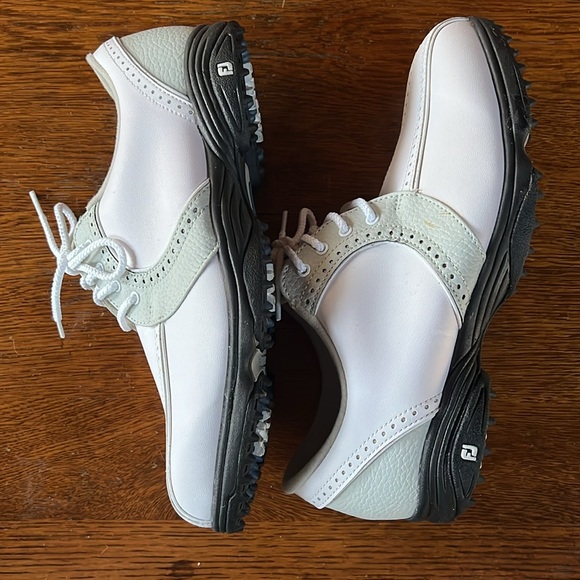 Footjoy GreenJoys Women's Golf Shoes White/Cloud 6.5 - Picture 7 of 9